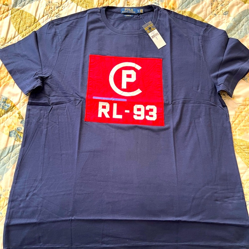 Polo Ralph Lauren men’s cp93 tshirt Sz L new 🔥